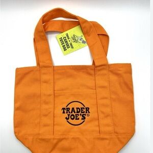 Trader Joe's Mini Orange Tote Bag